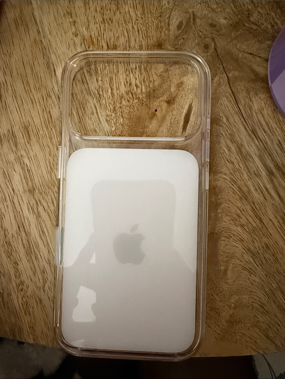 Apple clear phone case